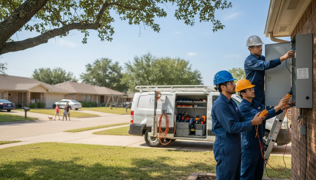 Certified electrician providing emergency electrical services in Armstrong, IL